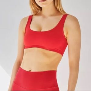 Aritzia Red Crop Top